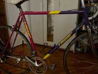 Bicicleta cursiera vintage pantografiata Francesco Moser