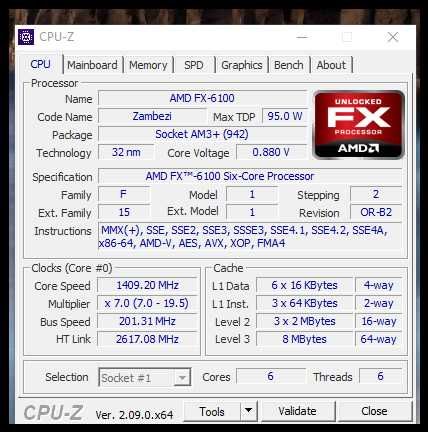 Дъно GIGABYTE GA-870A-UD3 +AMD FX-6100+8gb AM3+