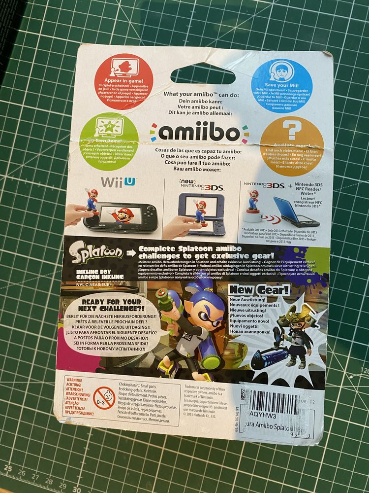 Amiibo Splatoon inkling boy Wii U 3DS