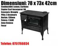 Soba Spor Plita Cuptor Ler Masina Gatit Bucatarie 7.5kw Burlan Dreapta