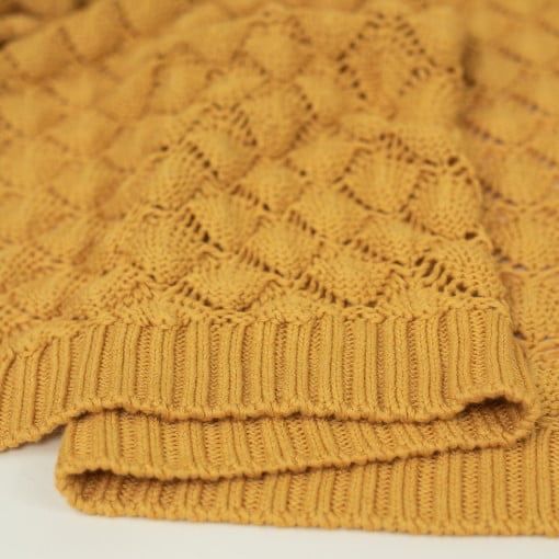 Patura de bambus Mustar