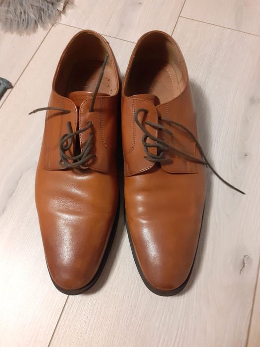 Pantofi de piele maro Ana Cori, mărimea 41,
