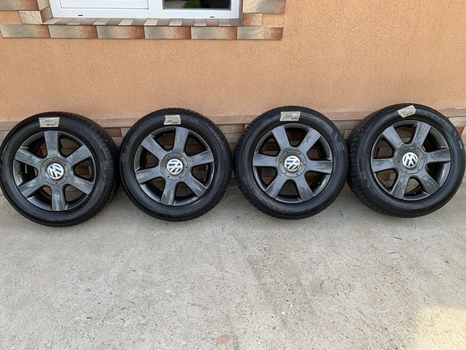 Jante r16 (5x112) cauciucuri 205.55.16 se vinde complet sau schimb