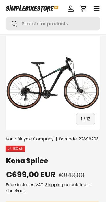 Bicicleta Kona Splice