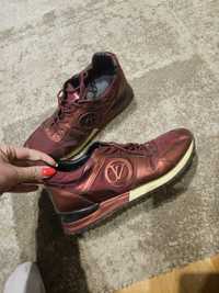 Дамски обувки червени маратонки