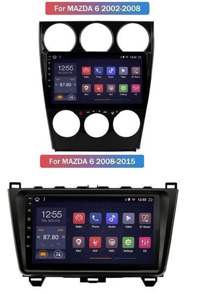 MAZDA 6 Навигация Андроид 12 Мултимедия GPS МАЗДА 6,9046