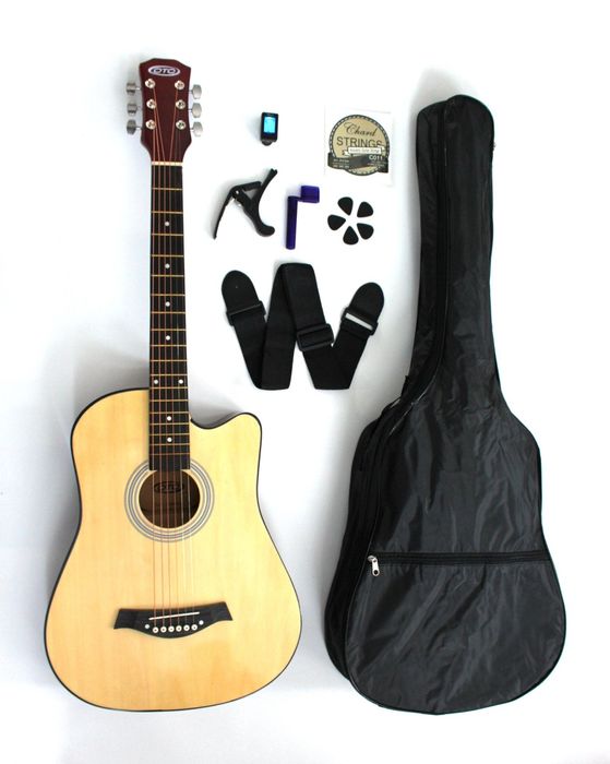 Акустическая гитара 38 полный комплект