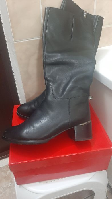 Зимние сапоги длинные