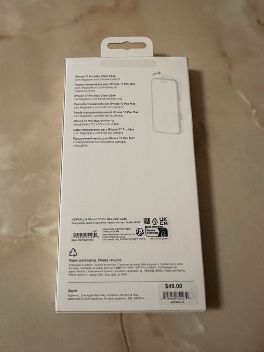 Husă originală iPhone 17 pro max