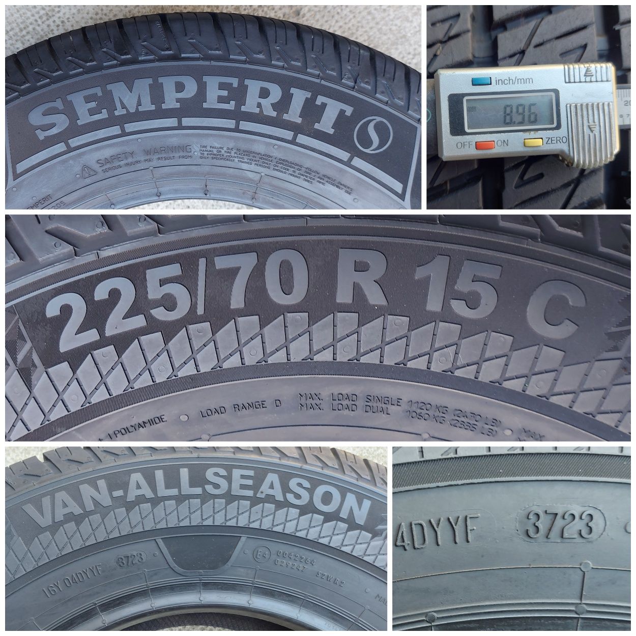 O bucată 225/70 R15C M+S iarnă - una Semperit Fulda Continent