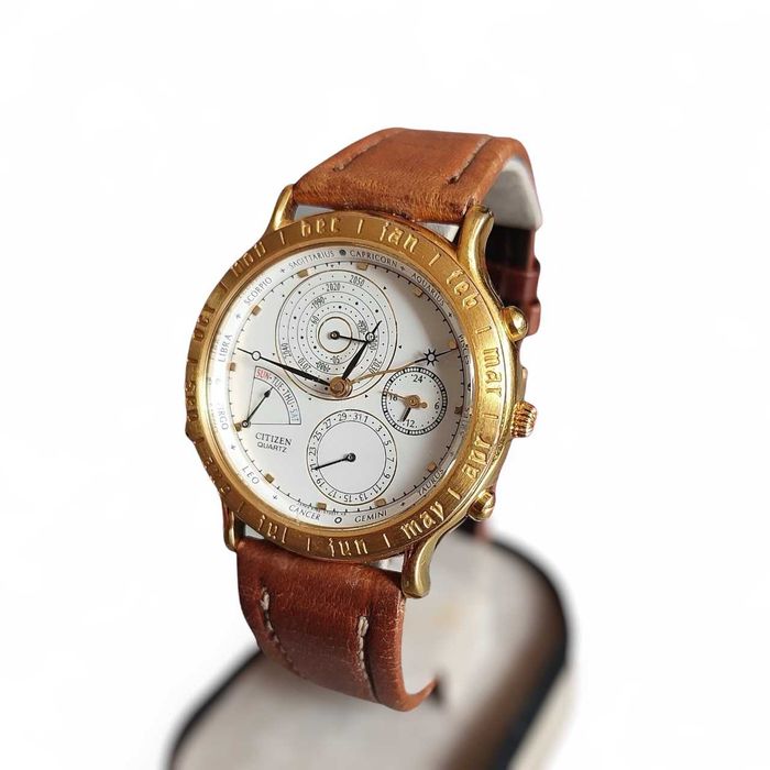 Citizen Avalon Perpetual Calendar мъжки часовник 39мм позлатен