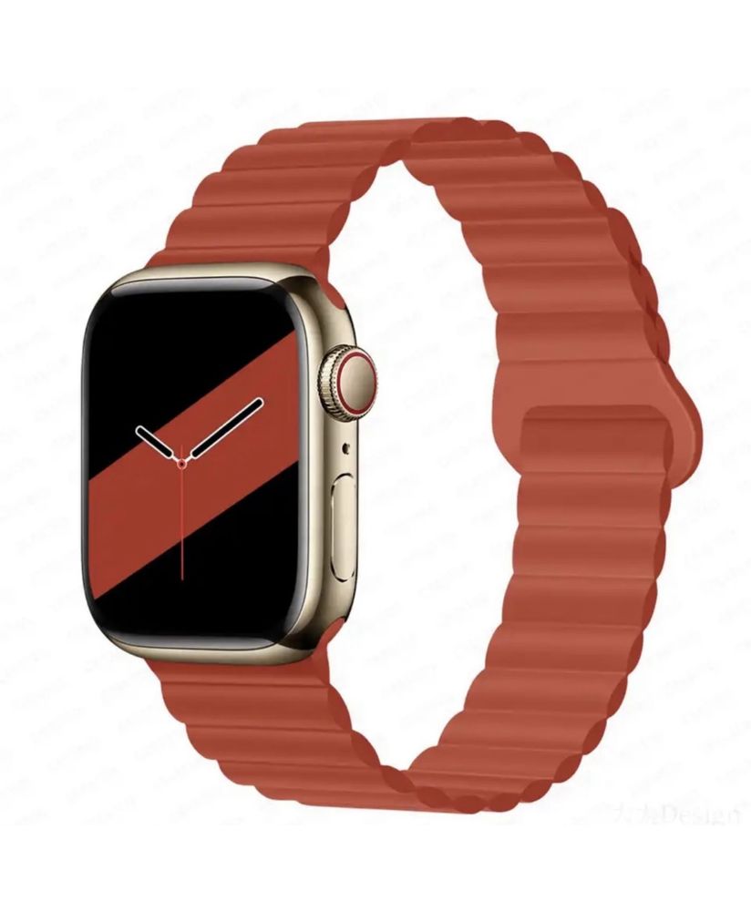 Curea Ceas Apple Watch Imitatie Piele Lether Type Husa Folie