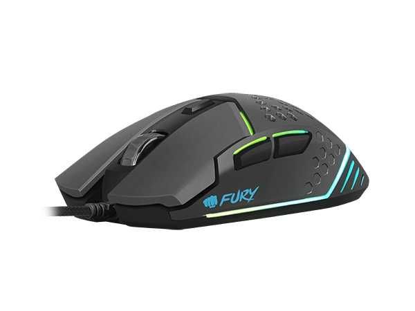 Мишка, Fury Gaming Mouse Battler 6400 DPI Optical With Software Black