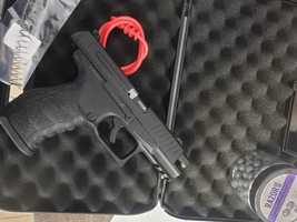 Pistol Airsoft Walther PPQ Mod 24j BlowBack FullMetal BileCauciuc