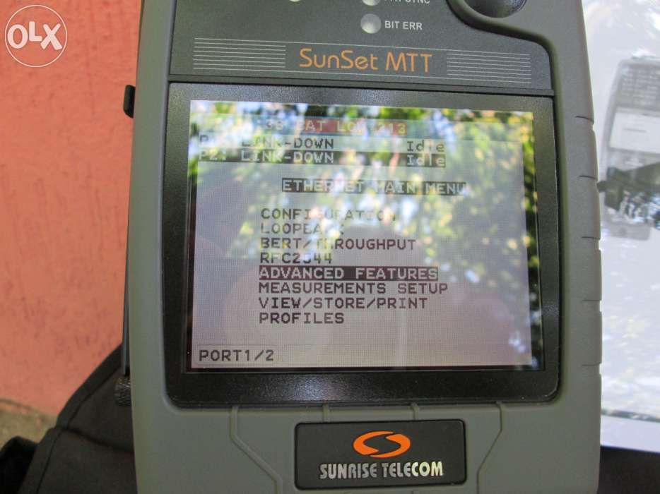 Tester LAN Ethernet Sunrise Telecom MTT-50[