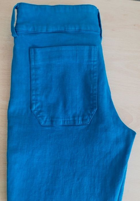 BALENCIAGA Pantaloni Conici Fashion Blue Dyed Skinny Jeans Original