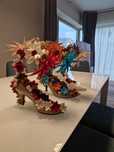 Aranjamente florale din satin