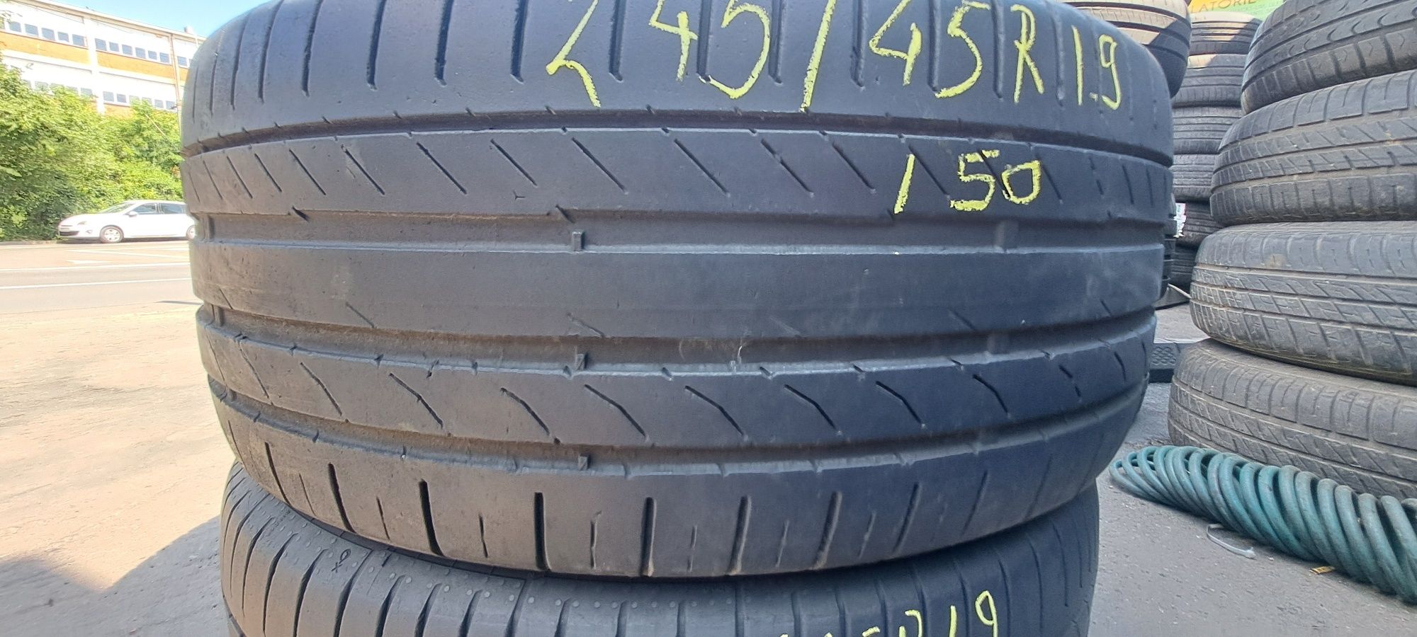 2 anvelope vara 245/45r19 Continental dot 2019 Montaj Gratuit