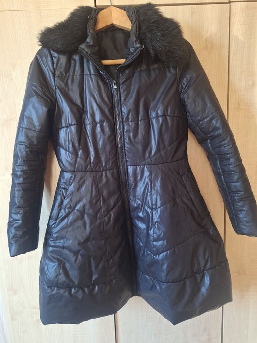 Палта черно и бежово