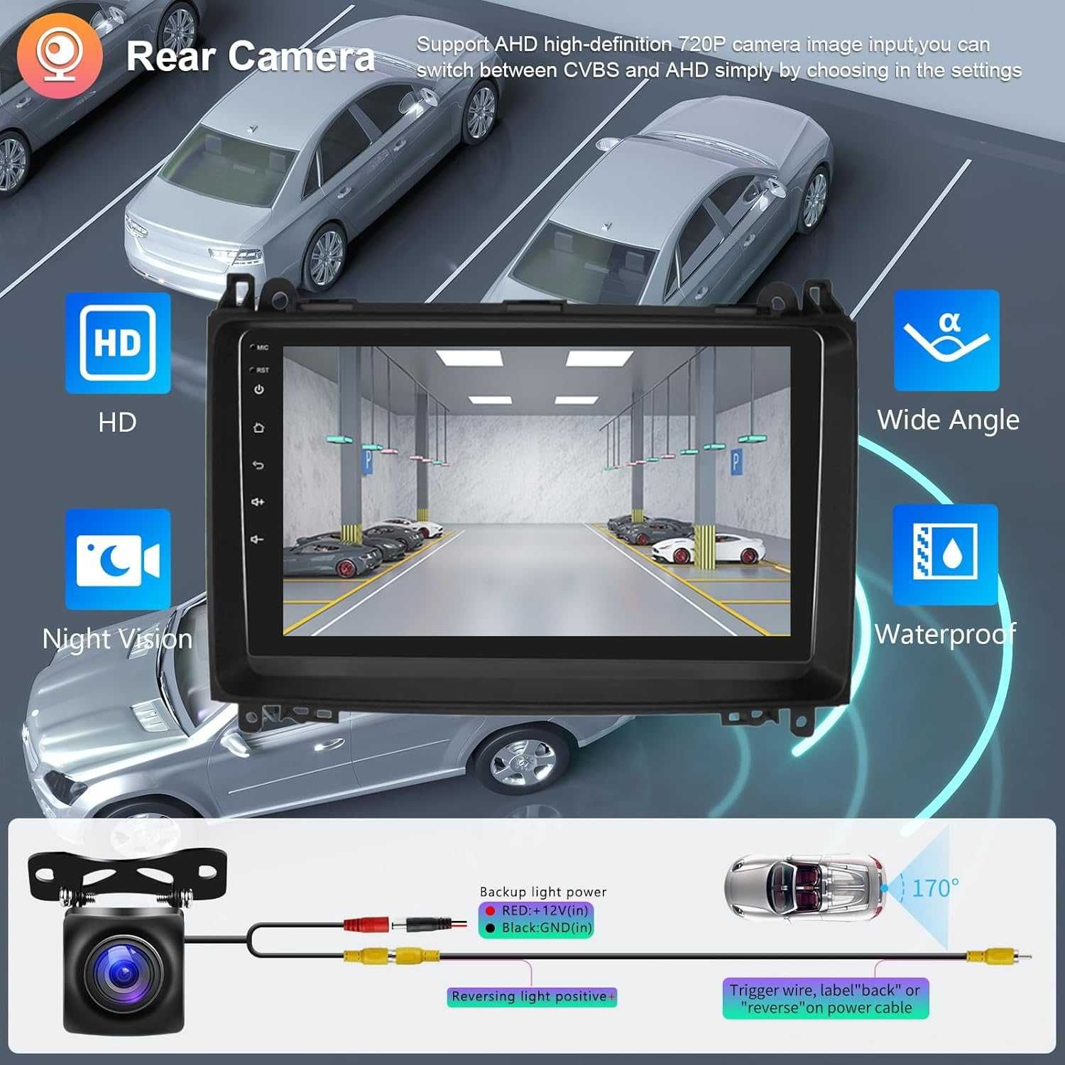 Мултимедиен  за Mercedes-Hodozzy 2G 64G Android