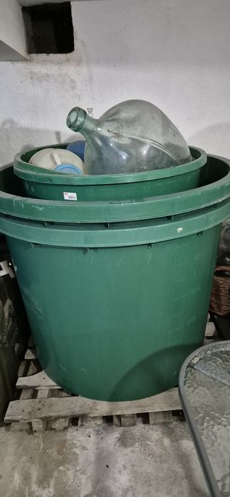 Butoi plastic 300 l, verde,