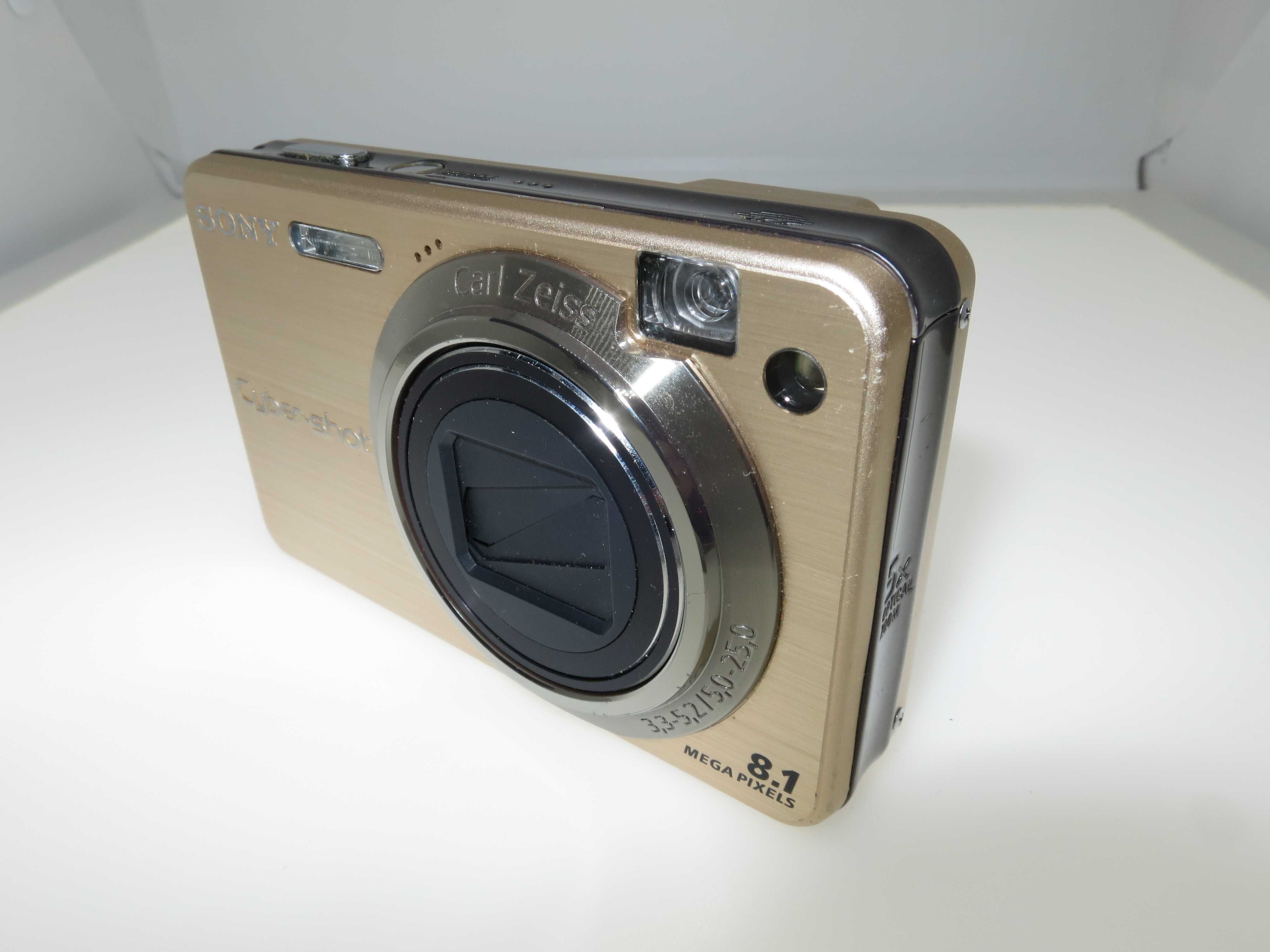Sony Cyber-shot W150 компактен фотоапарат златен цвят, като нов