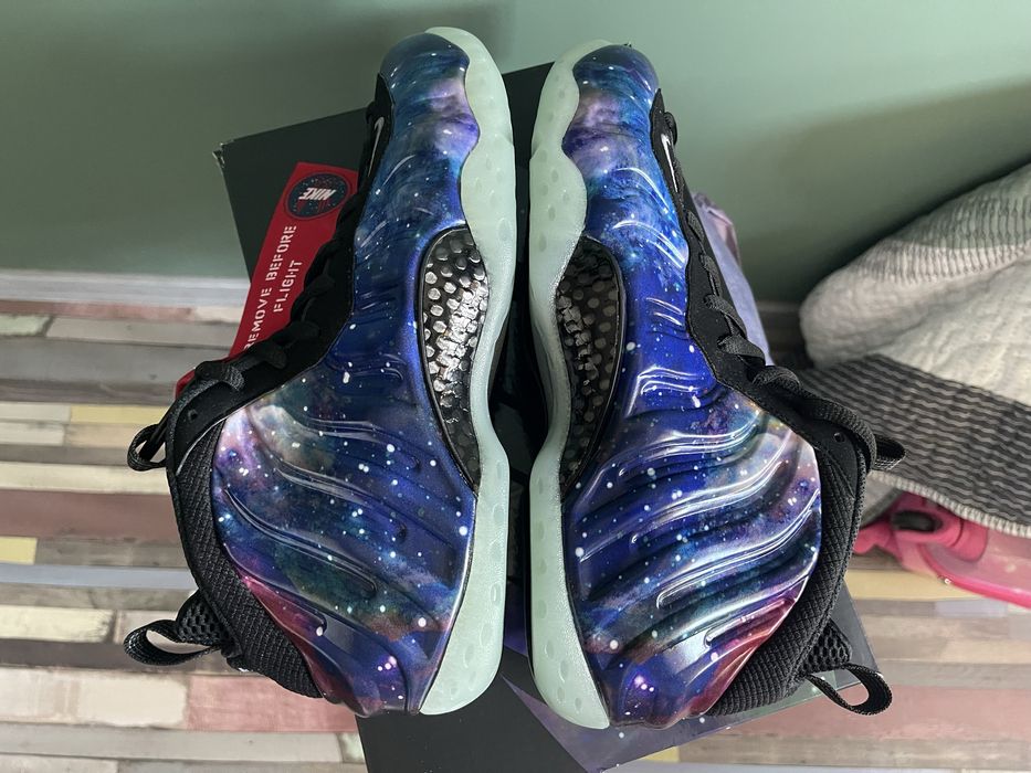 Nike Air Zoom Foamposite One QS Galaxy Jordan Lebron Kobe Penny NBA