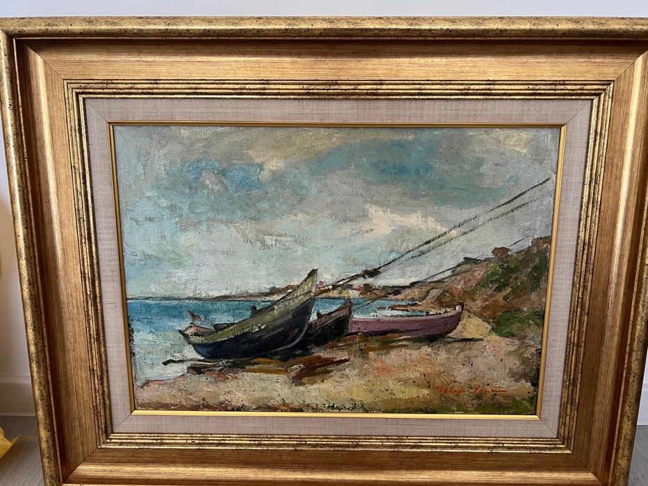 Tablou: Bălașa Ionescu – „Bărci la Tuzla”