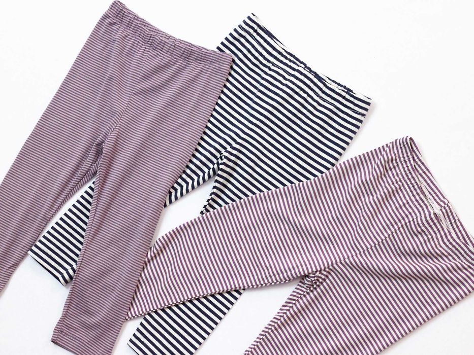 Нови памучни клинове за момичета с раиран десен – размери 92-140