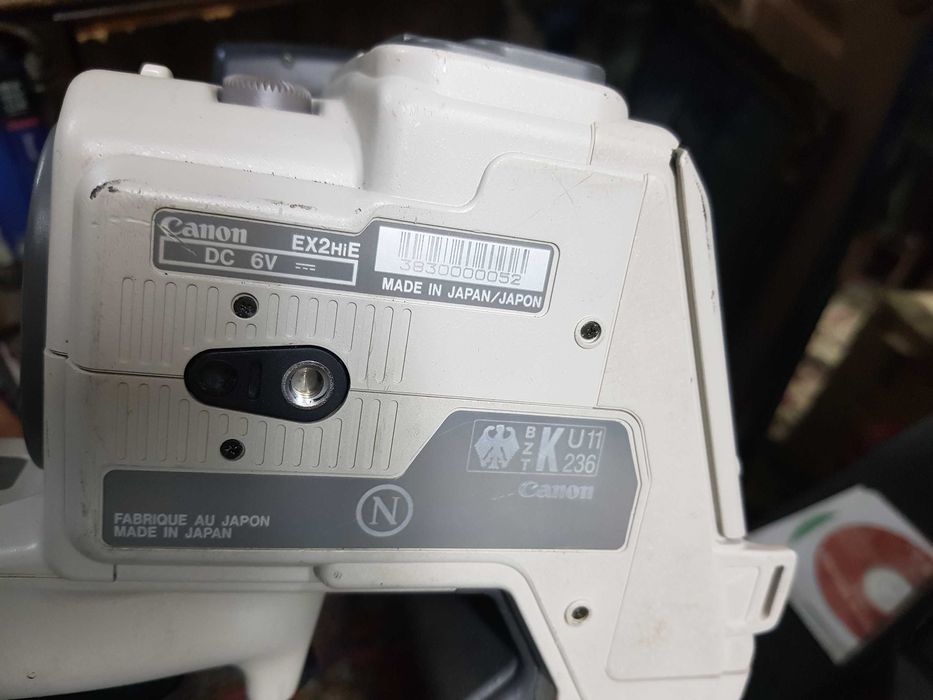 Aparat CANON CANOVISION EX2HI HI8 8mm Video Camcorder Stereo Hi-fi