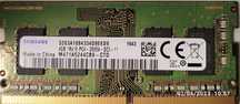 Samsung  4GB 1Rx16 PC4-2666V-SC0-11 1Rx16 2666MHz