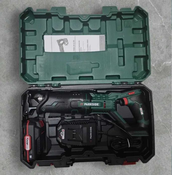 Ferastrau sabie cu acumulator 20V 2Ah si incarcator PARKSIDE