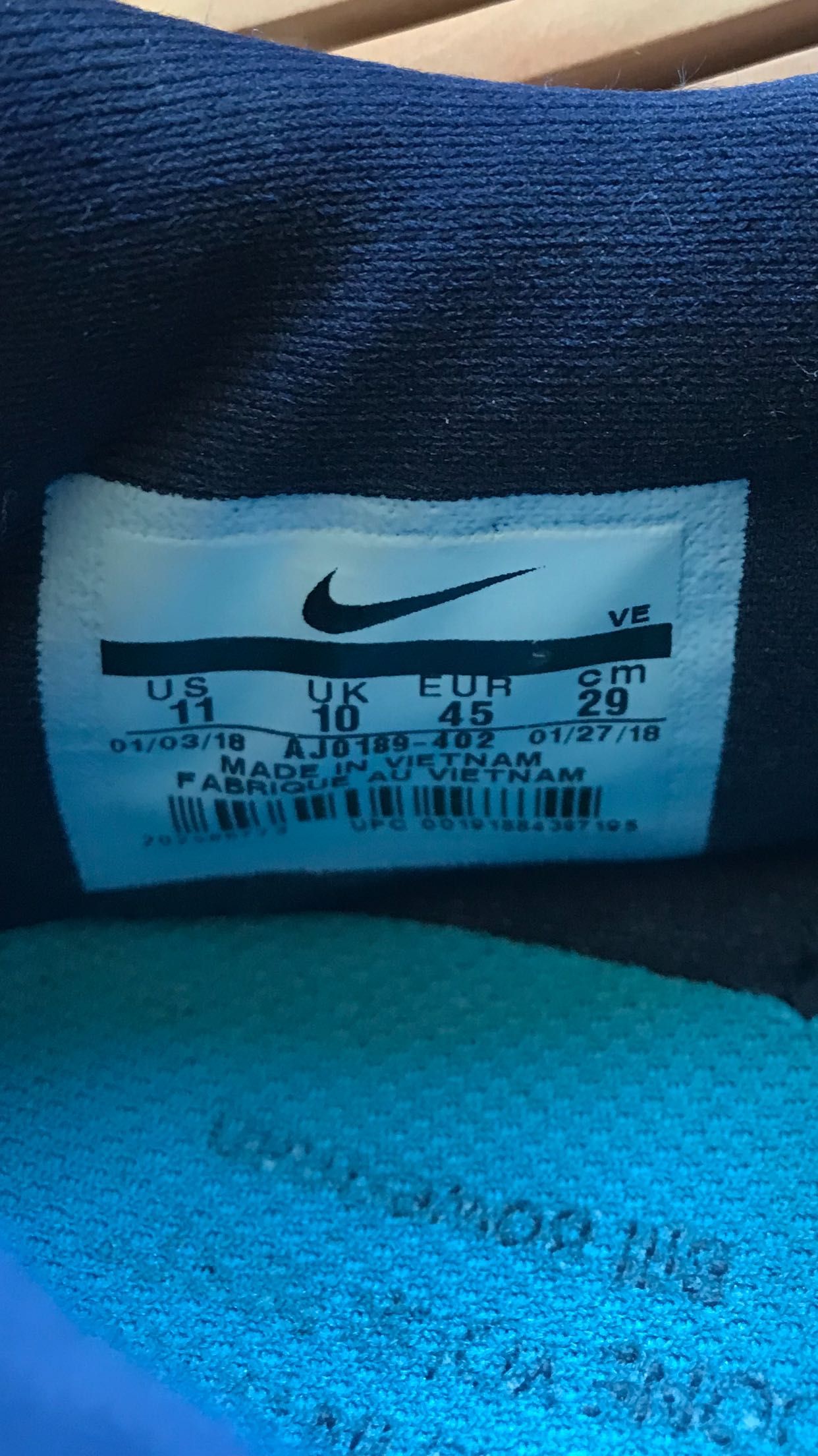 Маратонки Nike 45