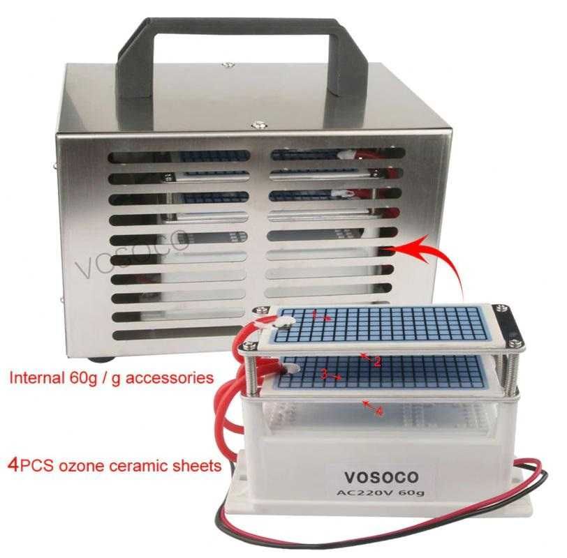 Озонатор 60гр/час Пречиствател на Въздух Дезинфекция Вируси Бактерии