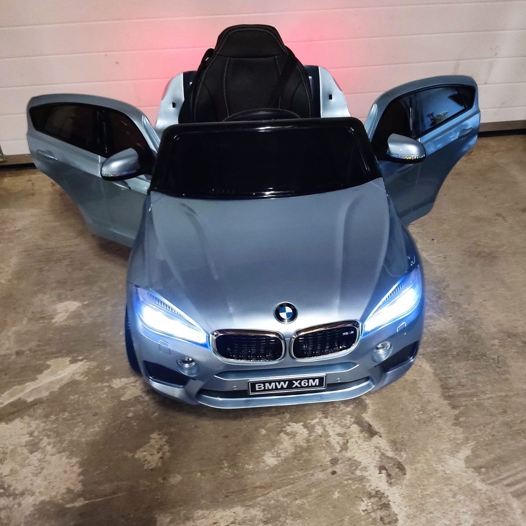 Mașinuța x6 BMWelectrica  electric 12v cu telecomanda nou