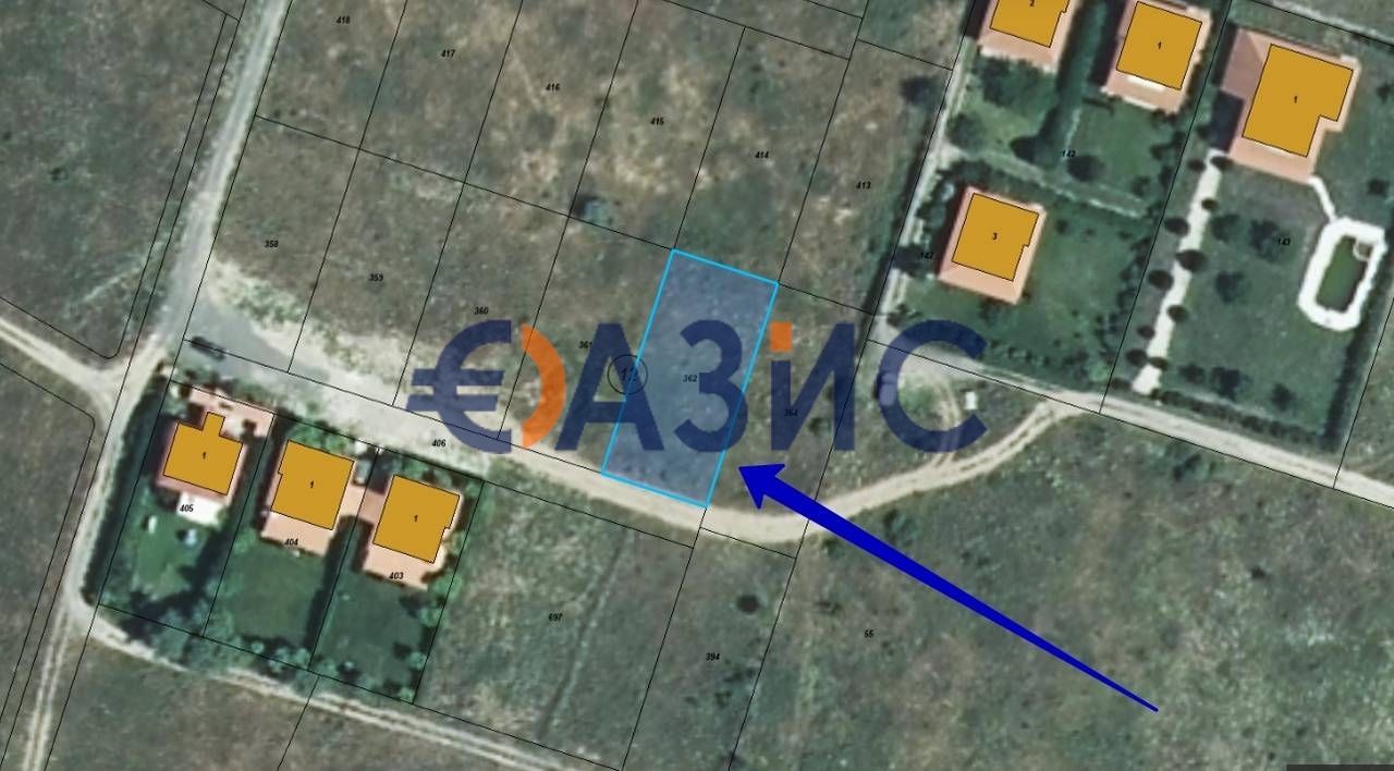 Продава се Парцел в с. Кошарица, Област Бургас - 495 кв.м за 78 €/кв.м - Снимка #1