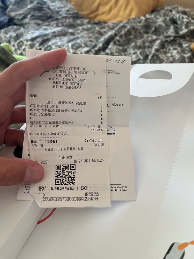 Apple watch SE смарт часовник