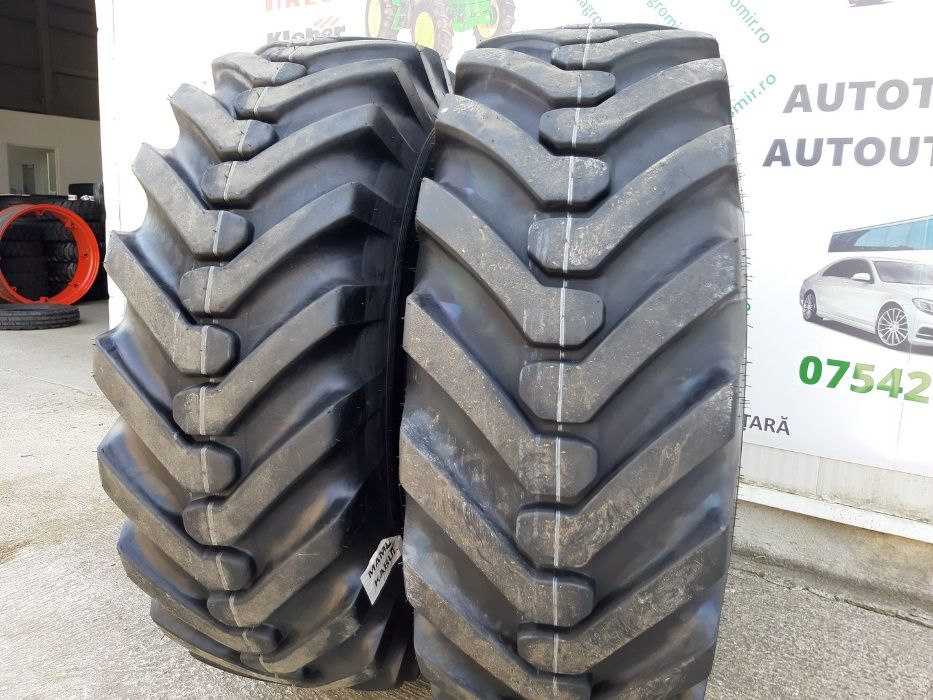 Anvelope noi 16.9-28 industriale Cauciucuri JCB TEREX cu 14 PLIURI