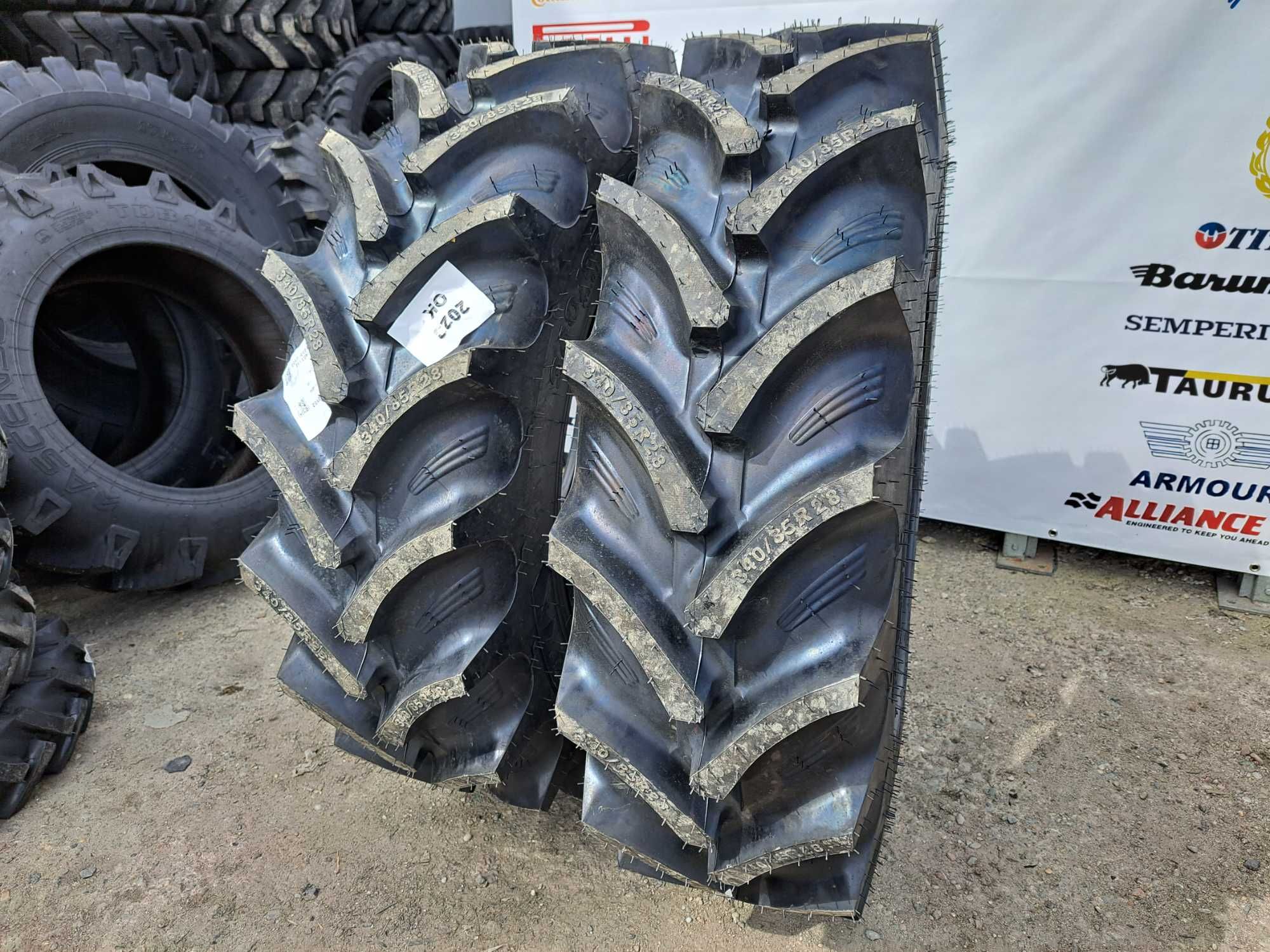 Cauciucuri noi 340/85R28 marca OZKA anvelope radiale 13.6R28 TRACTOR