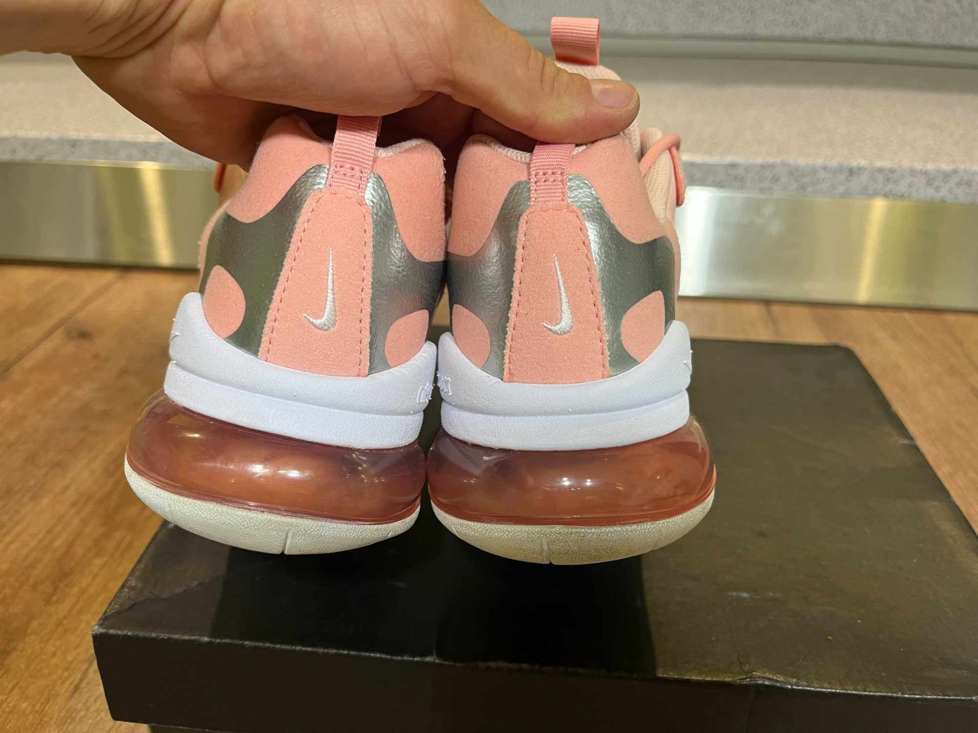 ОРИГИНАЛНИ *** Nike Air Max 270 React GG 'Bleached Coral'