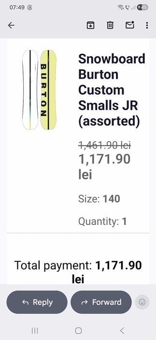 Placa snowboard Burton