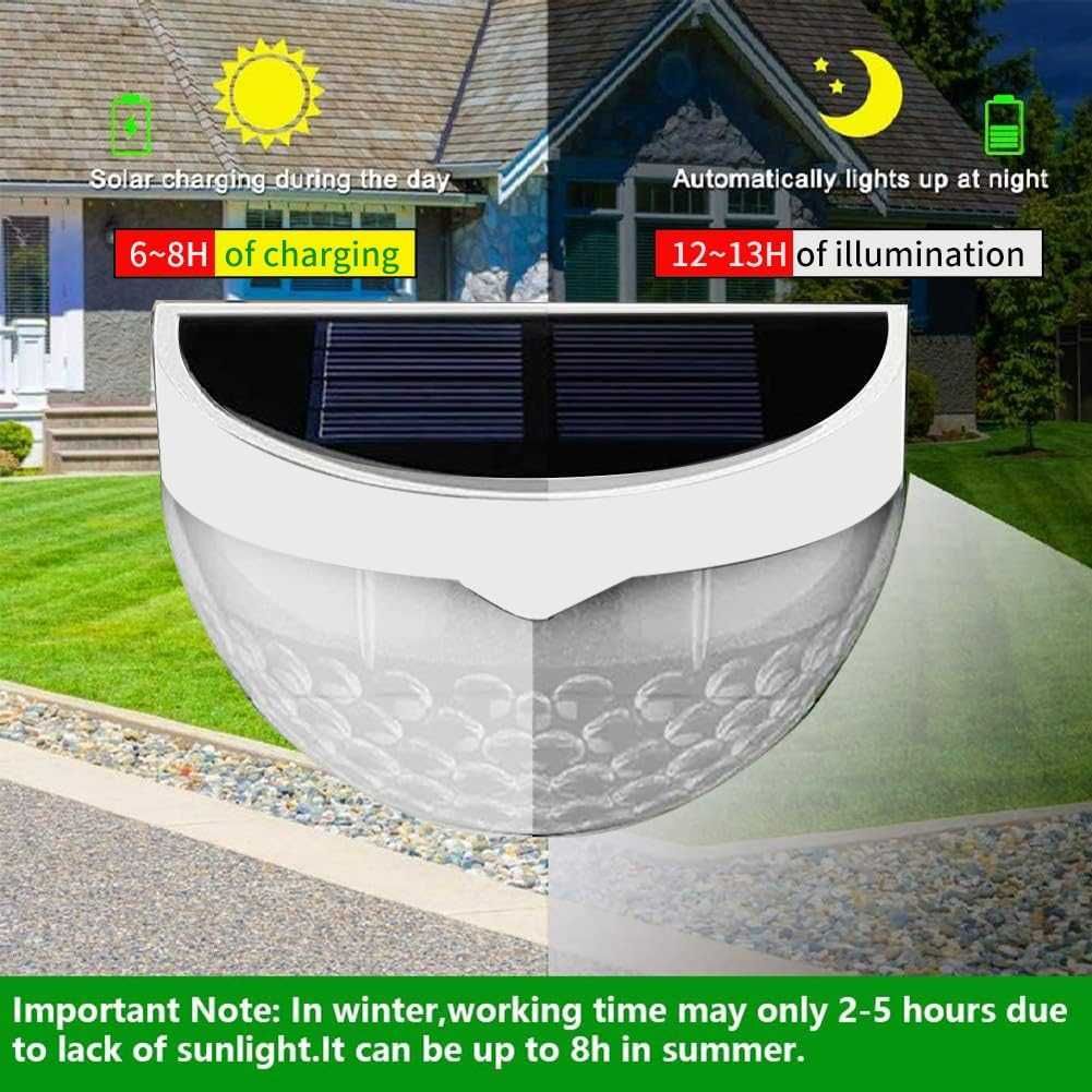 НОВИ! Соларни LED лампи за градина, 6 броя, водоустойчиви