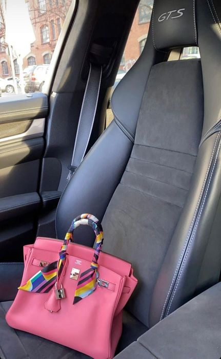 Чанта h***s 25 sm baby pink