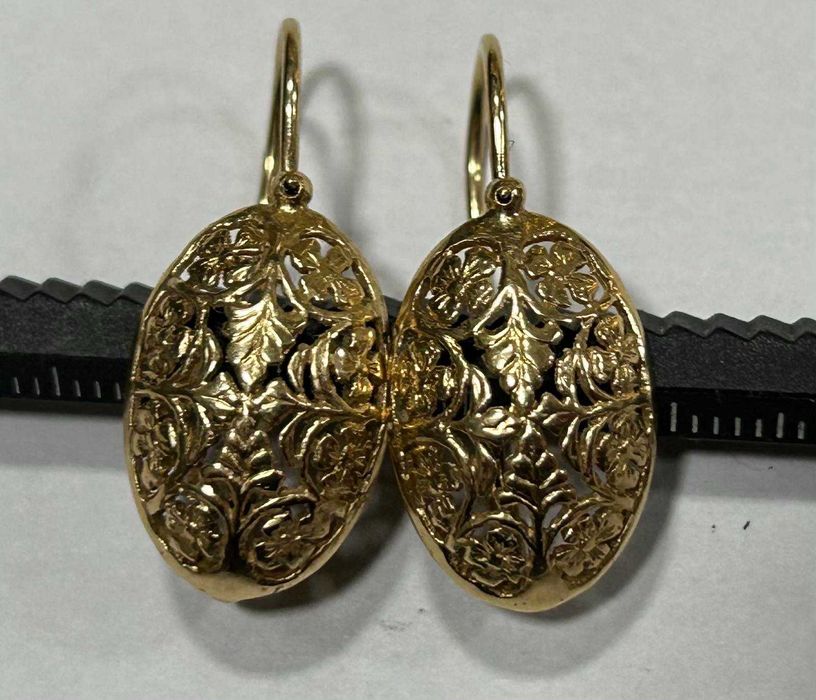 Златни обеци 14 К 585 / 3,92 гр.