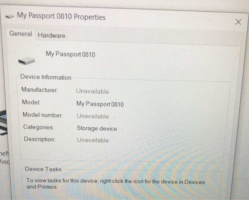 WD My Passport Hard Disk Extern
