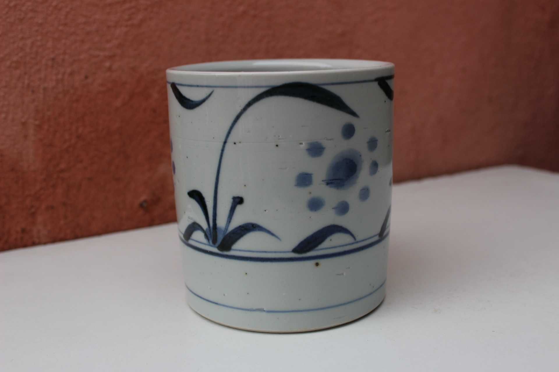 Bol / borcan portelan de colectie JAPONIA, Studio Pottery