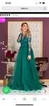 Rochie elegantă verde smarald