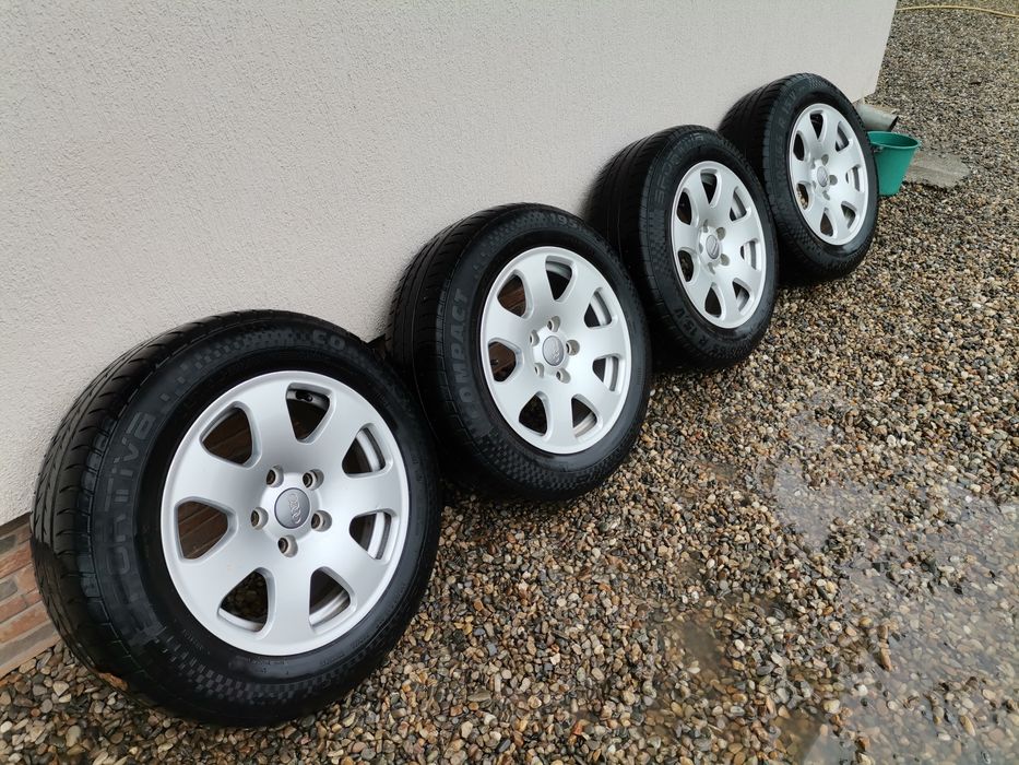 Jante Aliaj Audi 5x112 R15 anvelope vara 195/65r15