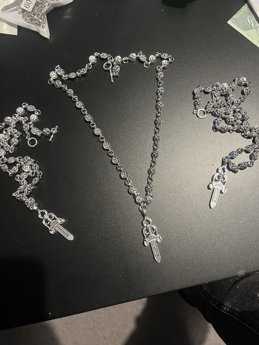 Lant Chrome Hearts Silver Dagger