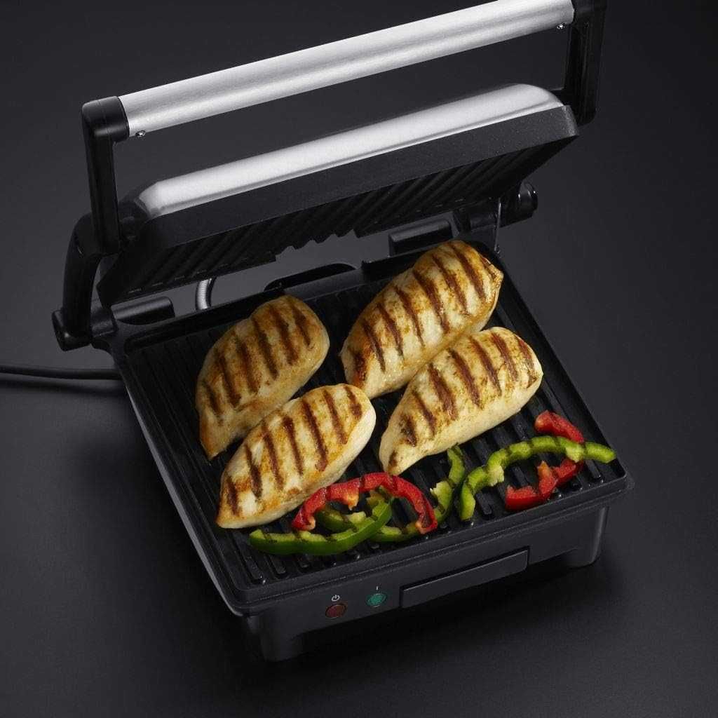 Електрическа скара грил Russell Hobbs, Отваряне до 180 градуса, 1800W